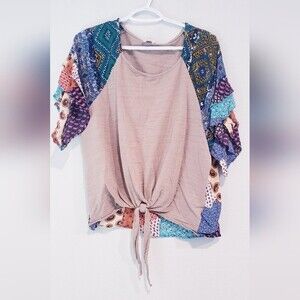 Umgee Multicolored Multimedia Top Size L
